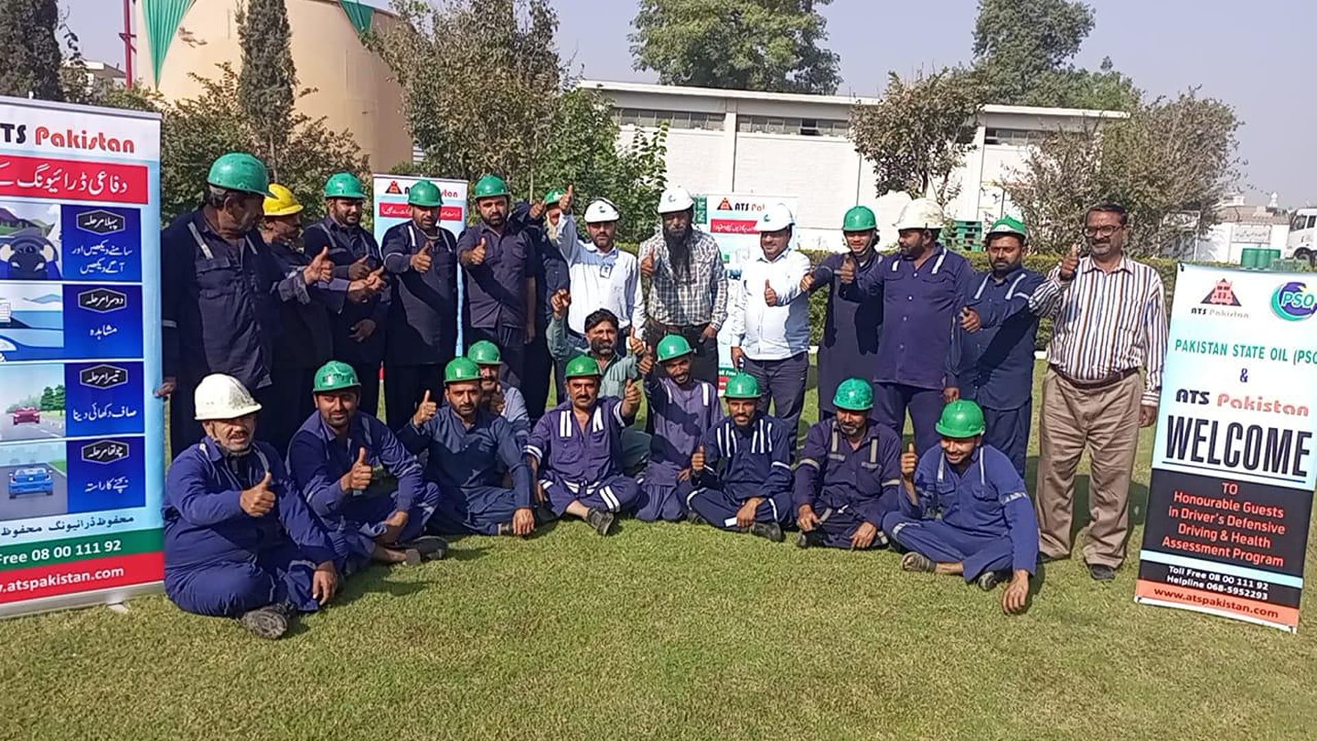 ATS Humsafar recovery crew on site